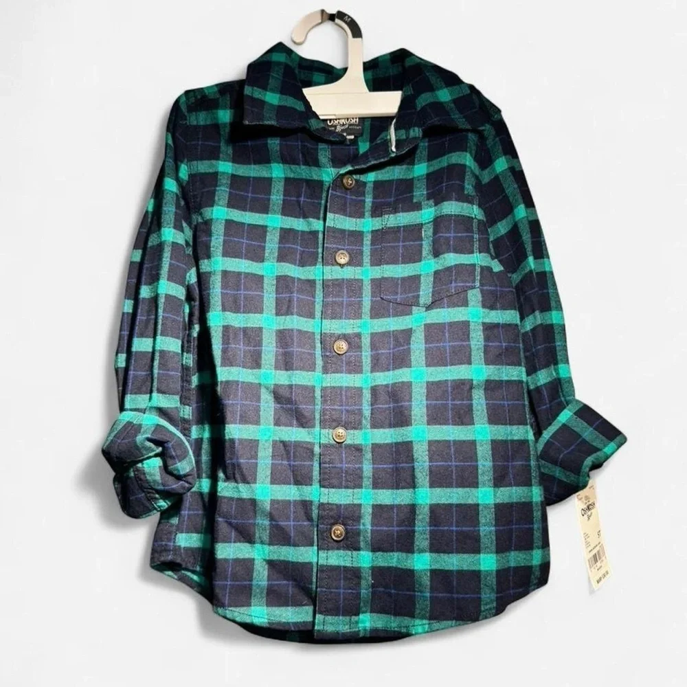 OshKosh & Eddie Bauer Boys NWT Shirt Bundle Size 5 6